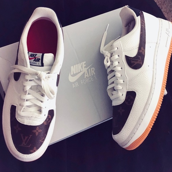 Custom "Obsidian Gum" Nike Air Force 1’s - Picture 7 of 7